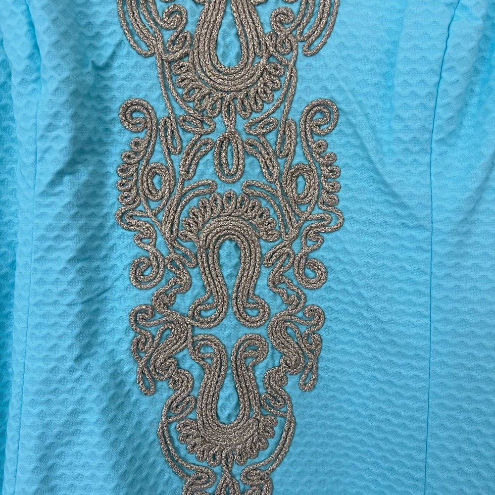 NWT Lilly Pulitzer Dress with Gold Detailing - Picture 2 of 4